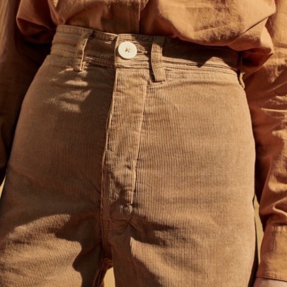 Jesse Kamm Camel Corduroy Sailor Pant (archived) - Size 4 - Picture 5 of 8